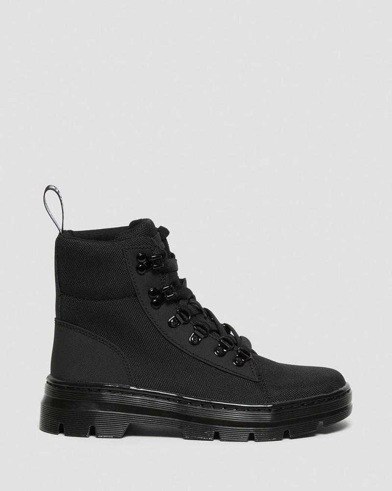 Dr Martens Combs Poly Enkellaars Dames Zwart | NL 711RVD